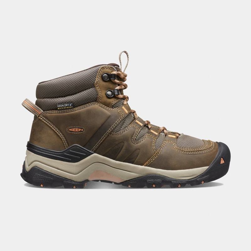 Keen Gypsum II Waterproof Mid Womens Hiking Boots Brown Wholesale (6503-EVAFT)